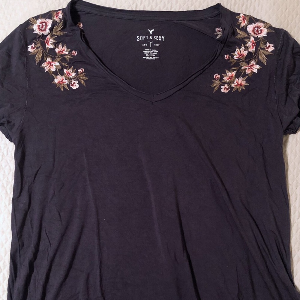 Embroidered Tee